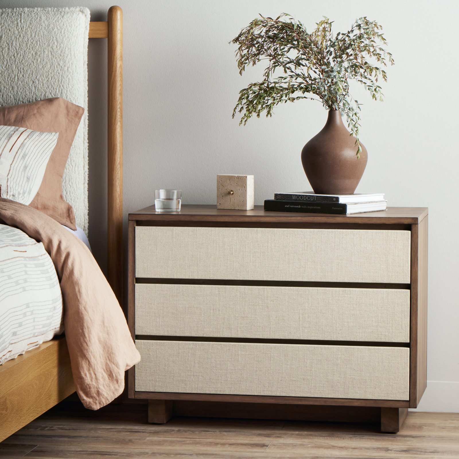 Audrick 3 - Drawer Nightstand