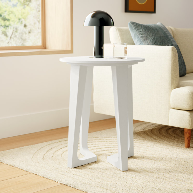 Dobbs End Table, White