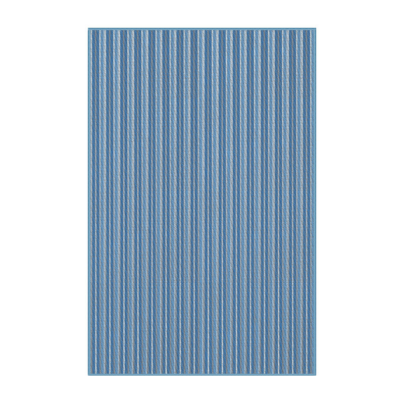 Tapis de zone bleue à motifs, Rectangle 2 pi x 5 pi