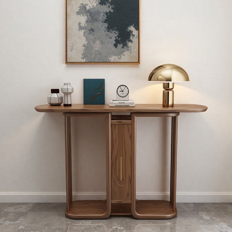 New Chinese Style Solid Wood Console Table, 35.4" H x 47.2" W x 15.7" D