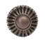 Cricket Cage large round knob with flared footin Soft Gold-599814244