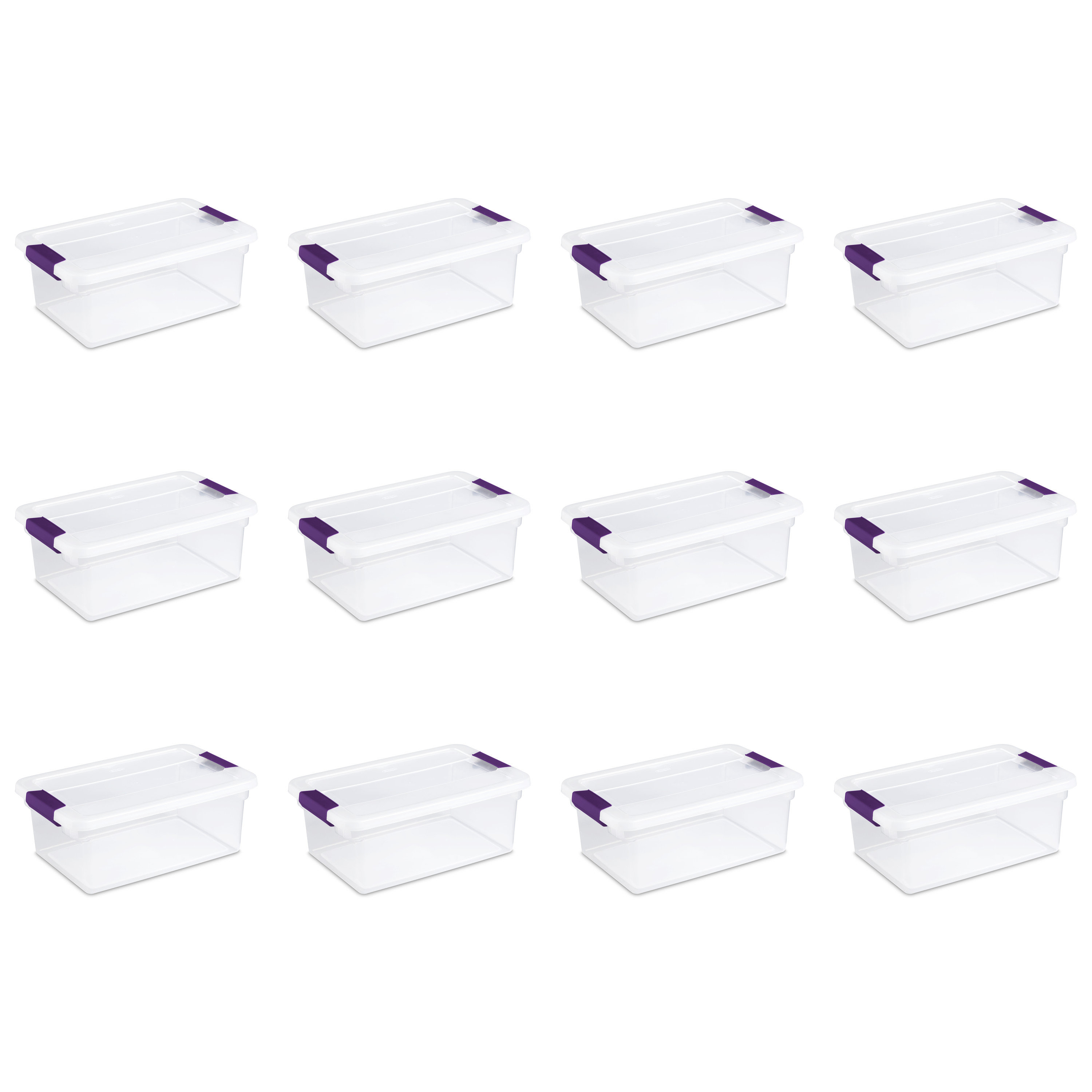Sterilite Clear View Storage Container Tote w/ Latching Lid & Reviews ...