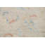 Tapis beige en laine noué à la main de conception unique 3 pi 11 po x 4 pi 11 po New Age