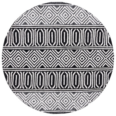 Icia Hand Tufted Performance Geometric Rug