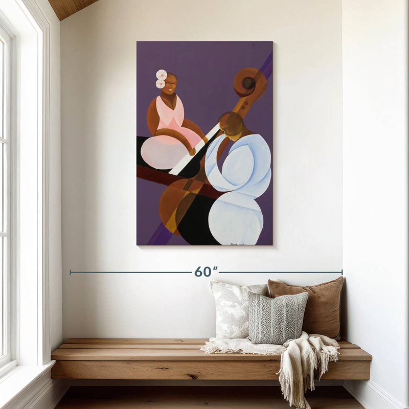 Abarca Lavender Jazz, 45" H x 30" W