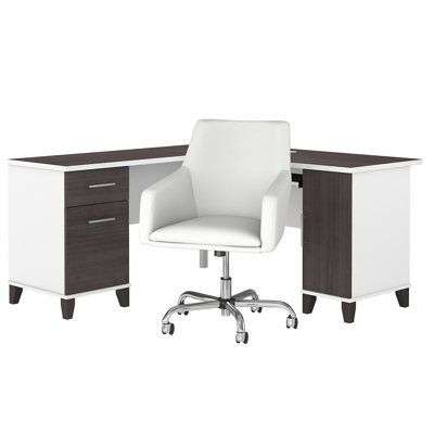 Modular L-Shaped Computer Desk