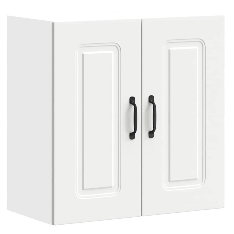 Armoire murale de cuisine vidaXL, H 23,6 po x l 23,6 po x P 12,2 po, Blanc