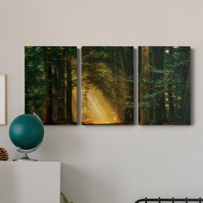 " Shine On " 3 - Pieces, 27" H x 54" W x 1" D