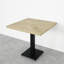 Acamas Oak Metal Base Dining Table-1060729824