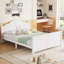 Lit double pour enfants, lit plateforme double en bois avec tête et pied de lit-1874265817-1874265818