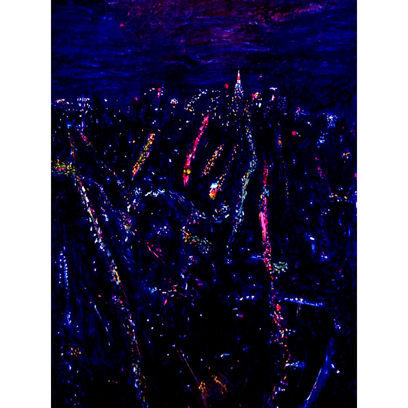 Lower Manhattan Print by Karin Batten, 32" H x 24" W, Wrapped Canvas