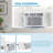 Homhougo 10000 BTU Portable Air Conditioner with Remote Included