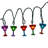 This UL 10-Light Margarita Glass Light Set from Kurt Adler