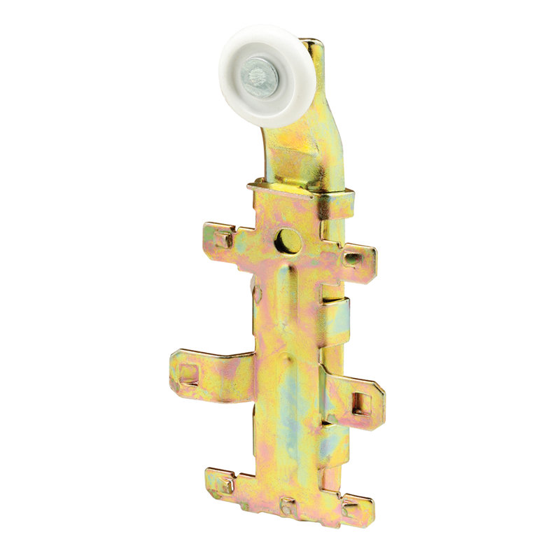 Rouleau de porte de placard avec fixation supérieure et roulette en nylon à rebords arrondis de 7/8 po (paquet de 2)