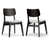 Black Wash Frame with Grey Seat
