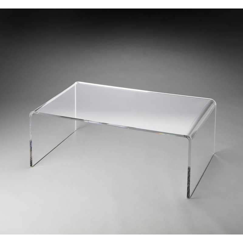 Crystal Clear Acrylic Coffee Table, Butler Loft