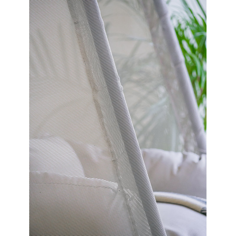 Sariya Folding PVC-coated polyester Swing in Grey, Grey
