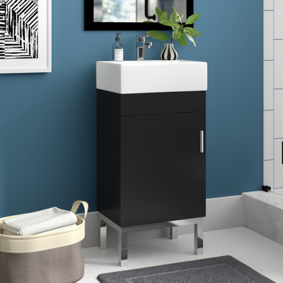 Ensemble de meuble-lavabo simple 16 po Mettellus