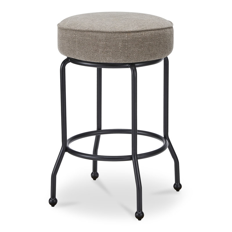 Tabouret de comptoir pivotant Kelsey, Beige
