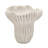 9.3X9x8.7" Sand And Cement Coral Planter With Textured Beige Finish