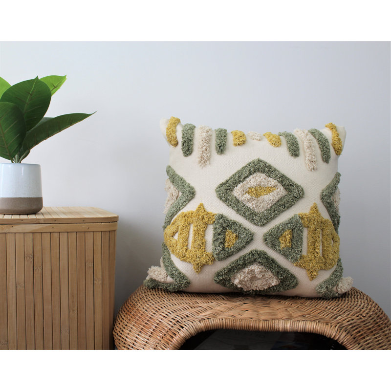 Housse de coussin décoratif naturel