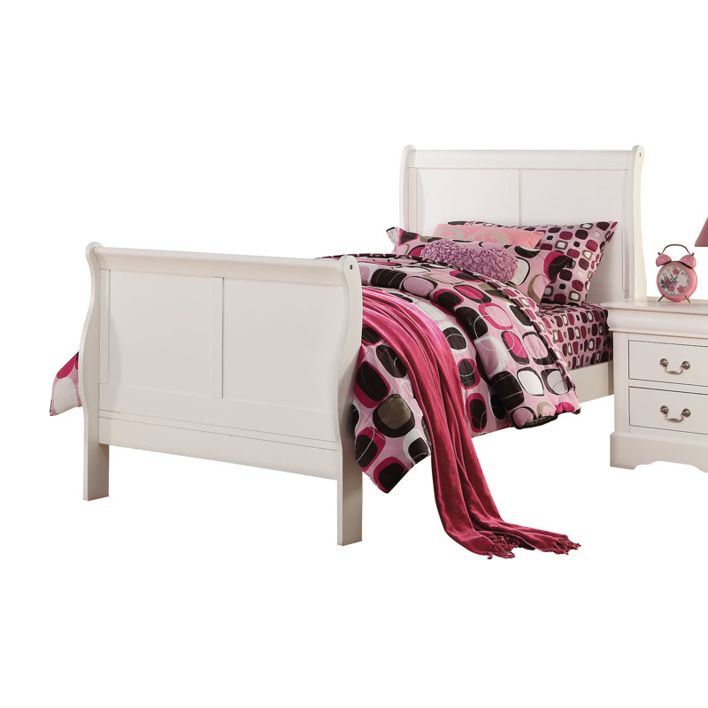 Lit de rangement blanc - et pour une vie de chambre organisée avec compartiment pratique, Lit simple