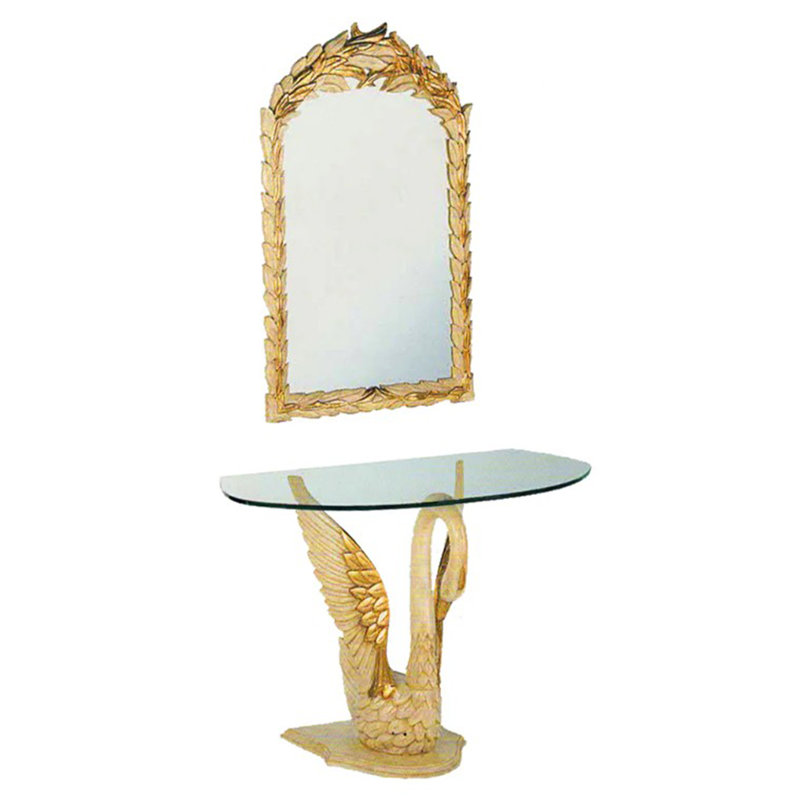 Miroir d'appoint Wild Swan