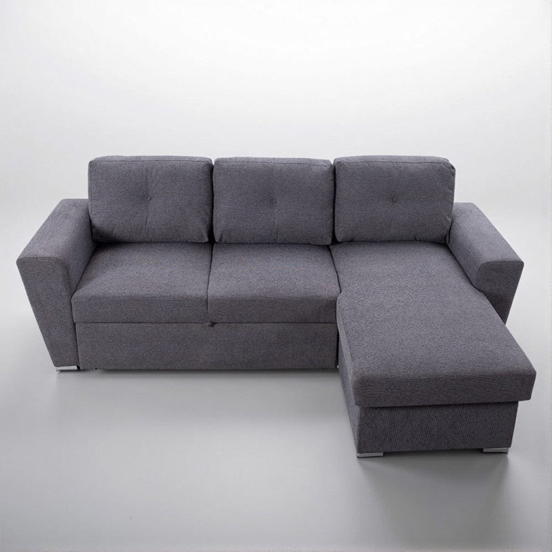 BELMONT 3 Seater Sofa Bed, Grey