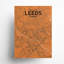 Carte de la ville de Leeds, impression-1059268963-1059268967