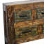 Buffet en bois massif vieilli