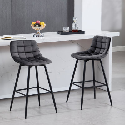 Heyman Upholstered Counter Stool