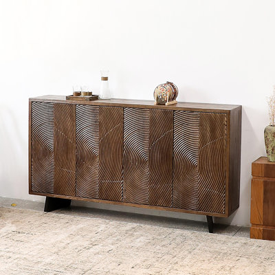 Buffet de style Wabi-sabi