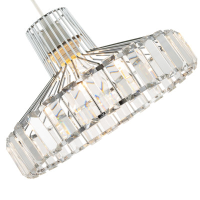 19cm H Metal Novelty Pendant Shade ( No Direct Attachment Method ) in Silver