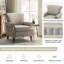 Zellig Traditional Wooden Upholstered Accent Chair-1429651852