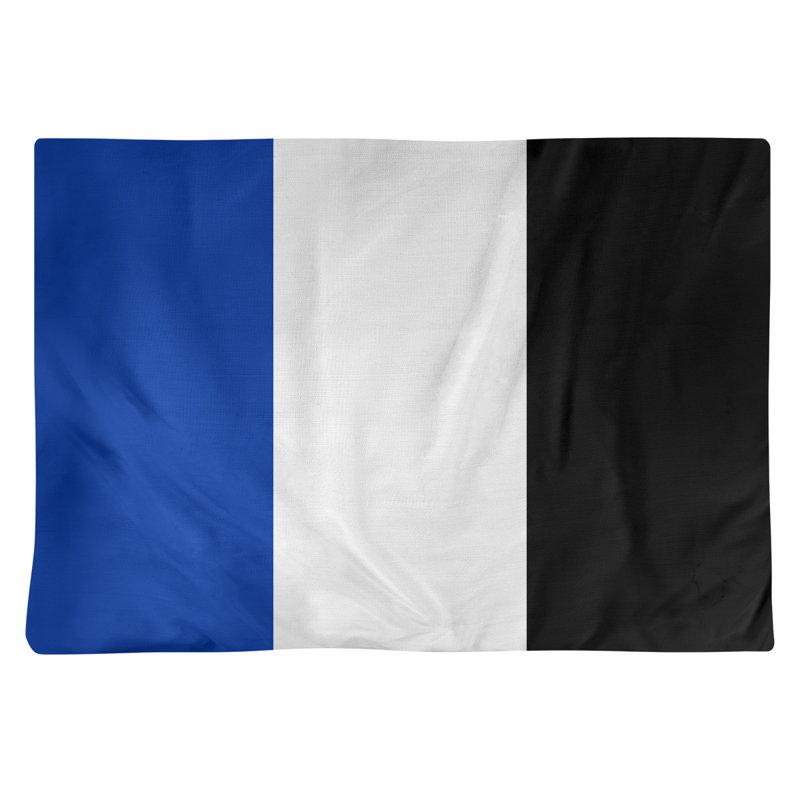 Récapitulatif de 18 po Kentucky, Blanc / Noir, Polyester sergé