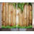 Wood Fence Rustic Home Decor Graphic Print Semi-Sheer Rod Pocket Curtain Panels-701874969