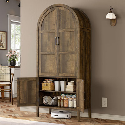Farmhouse Kitchen Arch Cabinets with Adjustable Feet
