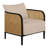 Havana Lounge Chair - Black/Natural Cane-979920530-951824291-951824247