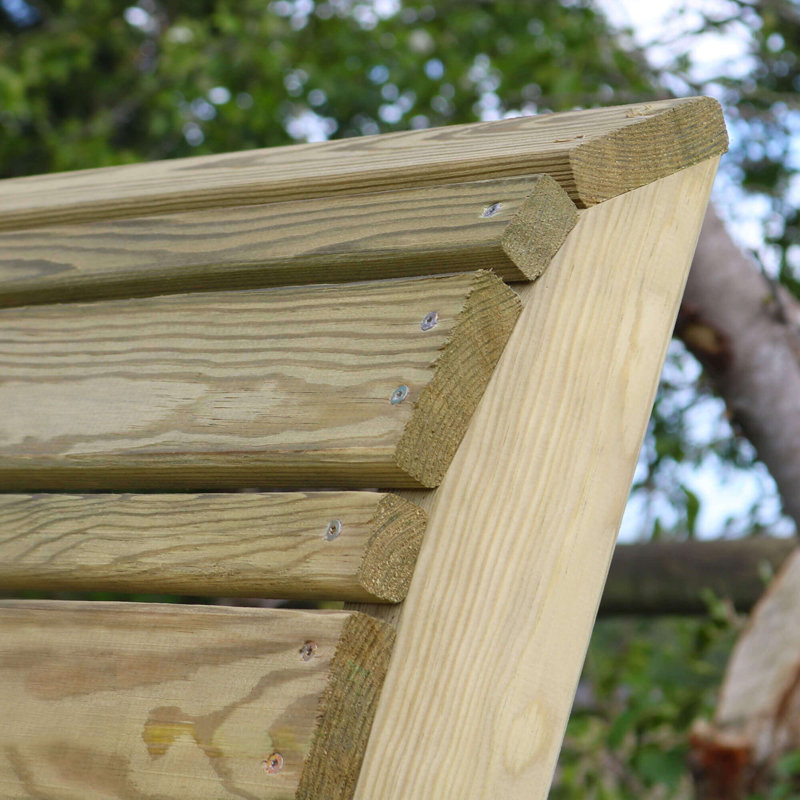 Waseca Solid Wood Outdoor Bench