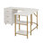 Techni Mobili L-Shape Home Office Two-Tone Desk With Storage-102062718