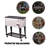 Costway 80 qt. Serving Station / Cart Black and White
