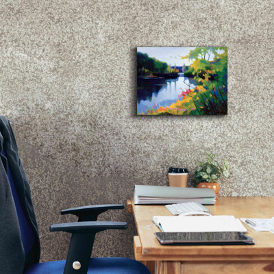 «Morning Light» par Tadashi Asoma - peinture sur toile tendue