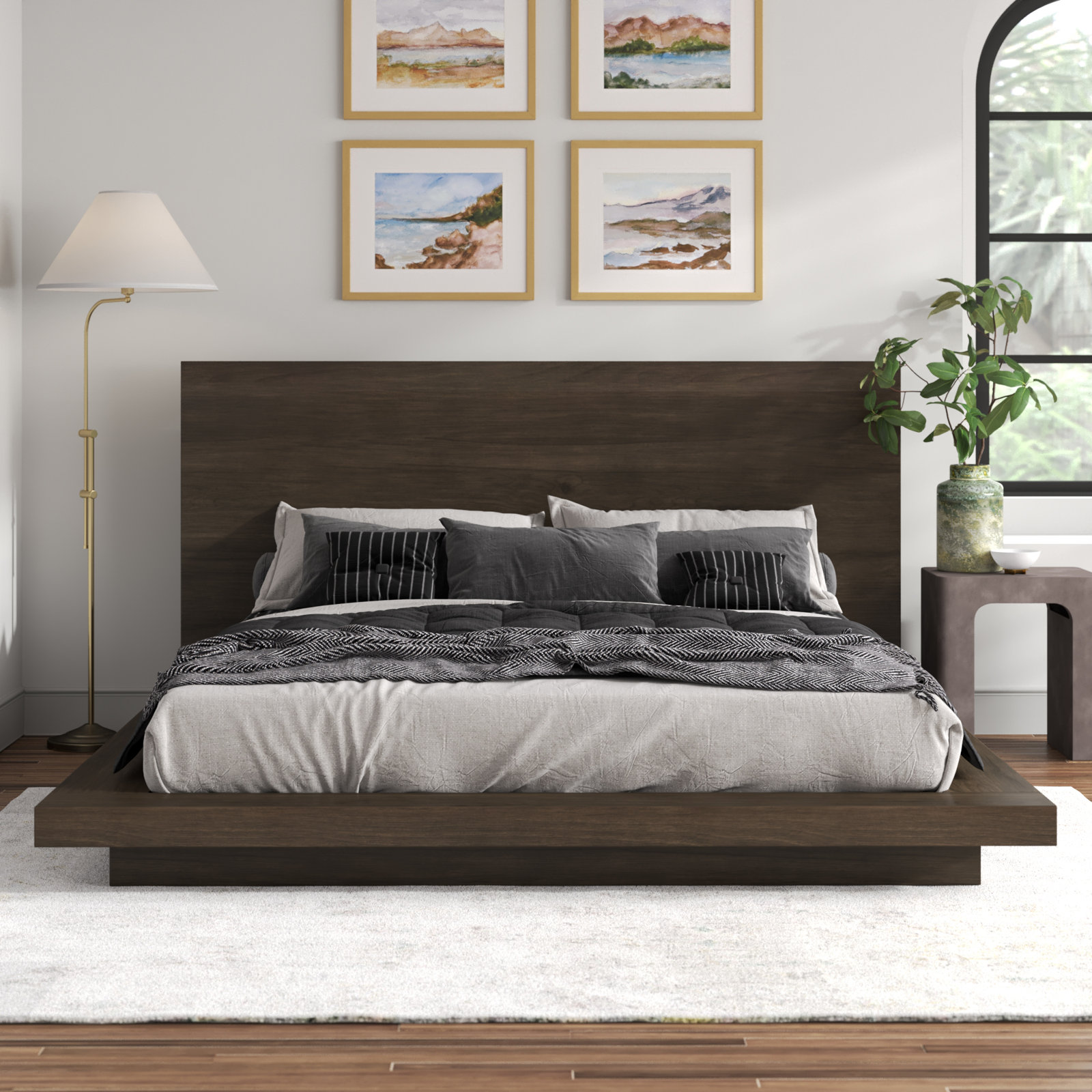 Brooks Solid Wood Bed, Full