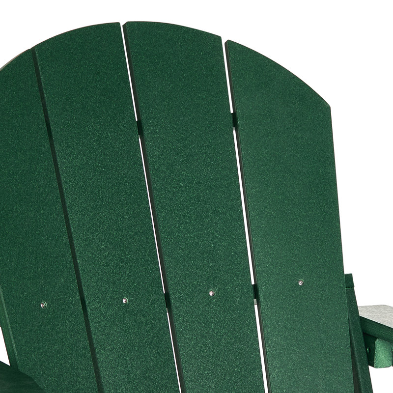 Chaise Adirondack pliante Vinnie, Vert foncé