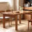 Solid wood dining table with comfort and quality-110429270