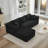 L-Shape Sectional Couch with Left Facing Chaise-1649949934