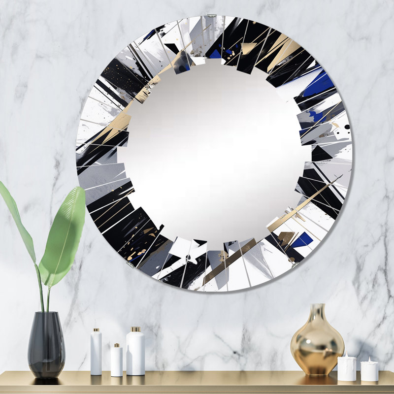 Miroir mural rond Higa, 32 po x 32 po