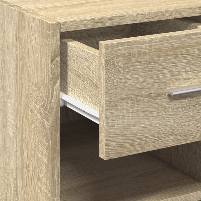 Alphanso 45cm Sideboard, Sonoma Oak, 93cm H x 40cm W x 42.5cm D