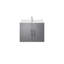 Ensemble de meuble-lavabo compact avec plateau en marbre de culture et robinet-61300638