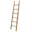 74.4'' Tall Wood Blanket Ladder